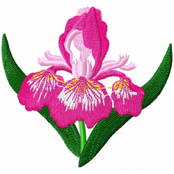 Flowers And Tree Embroidery Design 5